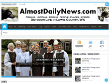Tablet Screenshot of almostdailynews.com